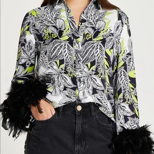 feather blouse